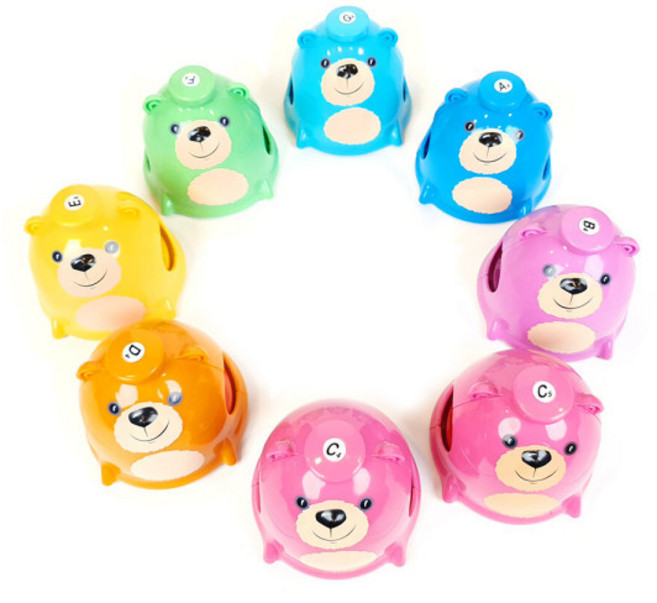 리베라 8음 캐릭터 터치 핸드벨 HBLC-08A, 1개