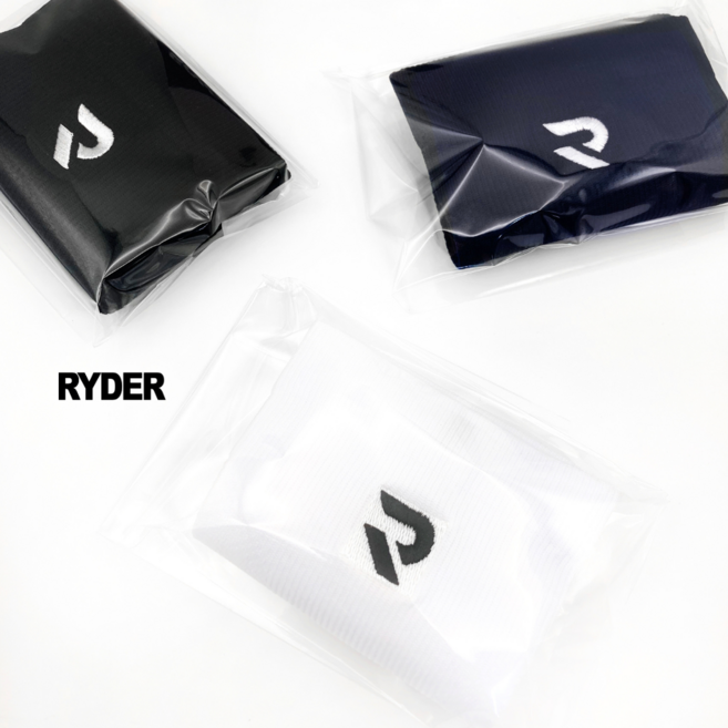 라이더 RYDER 3컬러 카프 슬리브 종아리 보호대 RCS-2 배드민턴 탁구 스쿼시, 화이트, 1개