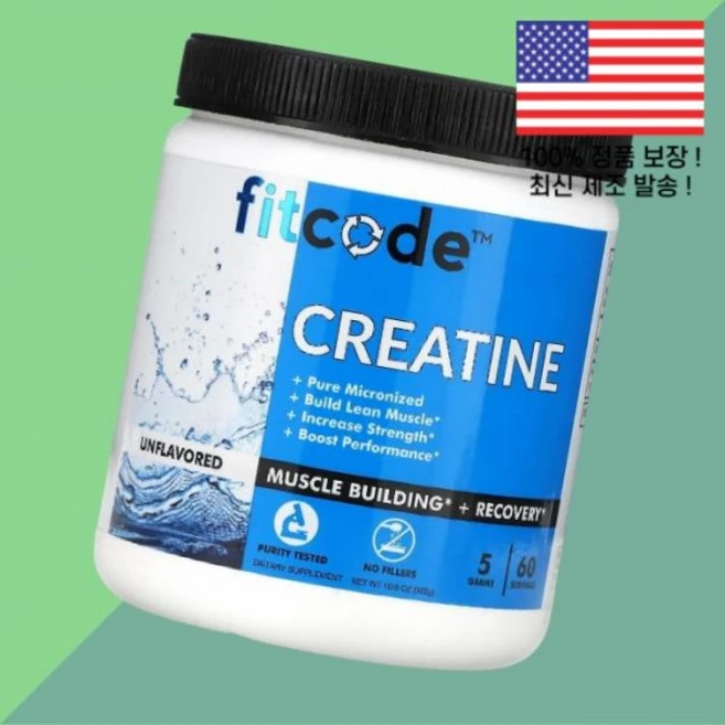핏코드 크레아틴 아미노산 무향 10.6온스 300g fitcode Creatine Unflavored 10.6oz - 쿠팡