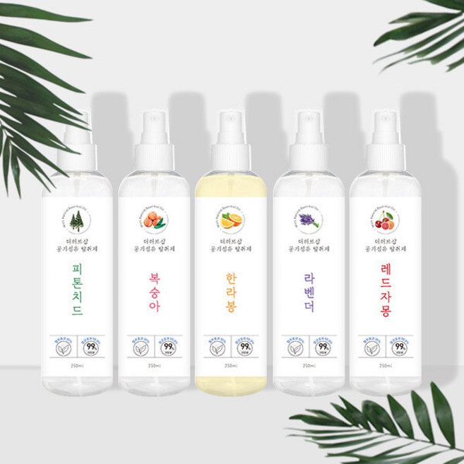 실내탈취제 악취제거제 탄냄새제거 공기섬유 250ml 5종, 1개, 향선택:라벤더