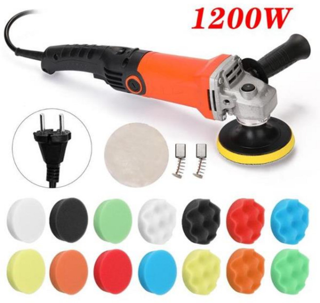 자동차 연마 기계 속도 조절 가능 전기 왁싱 가구 그라인더 공구 1580W 220V, 02 1200W  type2_01 EU, 1개