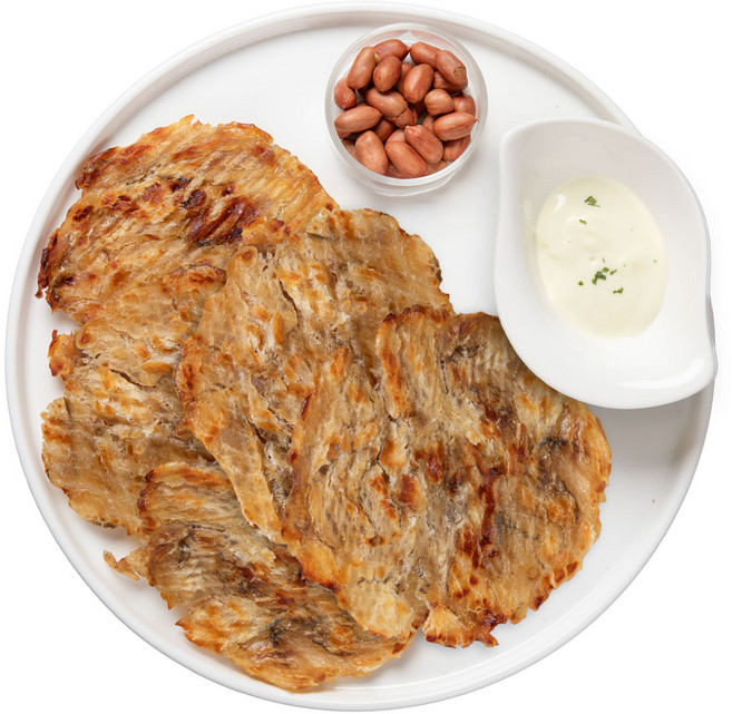 [벌크나라 1KG] 건어물도매 순살 아귀포 꼬리아귀포 구운아귀채 구운아귀포, 구운 아귀포_1KG, 1개