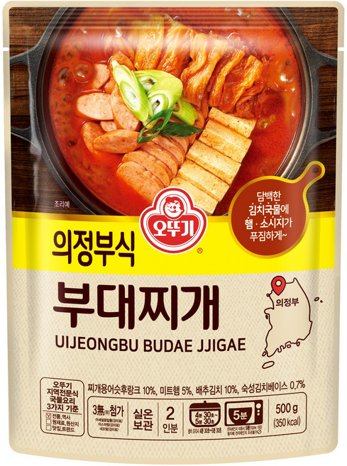 오뚜기 의정부식 부대찌개, 500g, 1개