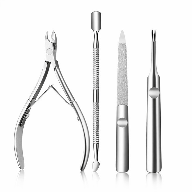 앙플러스 손톱 큐티클 제거 정리 도구 네일 케어 세트, 1개, 단일