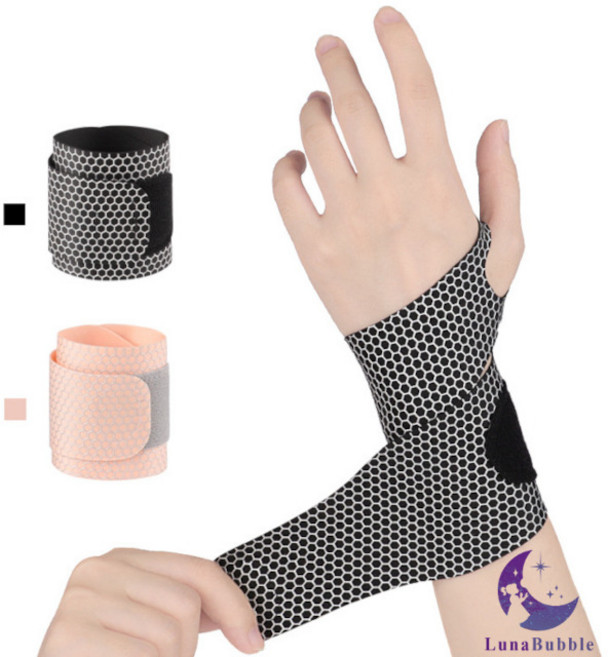 슬림핏 엄지걸이형 테이핑 벨크로형 팔목 손목 보호대 아대 [2개-1세트] 남녀공용 남자 남성 여자 여성 임산부 출산후 얇은 현장 테니스 배드민턴 골프 헬스 작업 출산 스트랩 밴드
