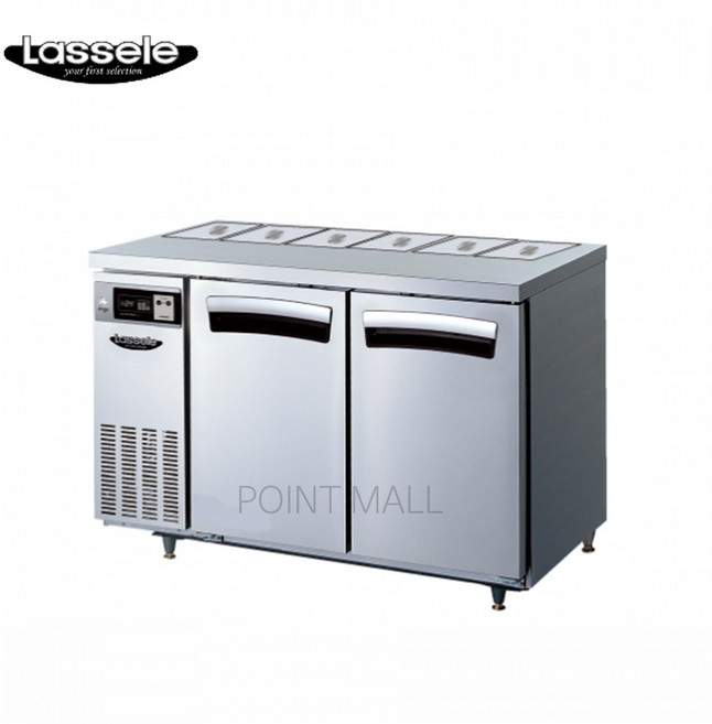 라셀르 간냉식 반찬냉장고 1200 뒷줄 밧드 테이블냉장고 LTB-1224R(B1)