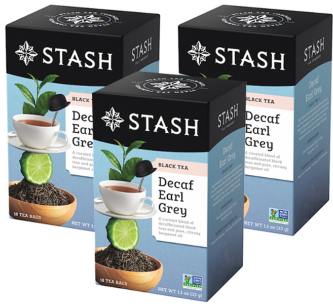 스태쉬티 얼 그레이 디카페인 티, 33g, 18개입, 3개
