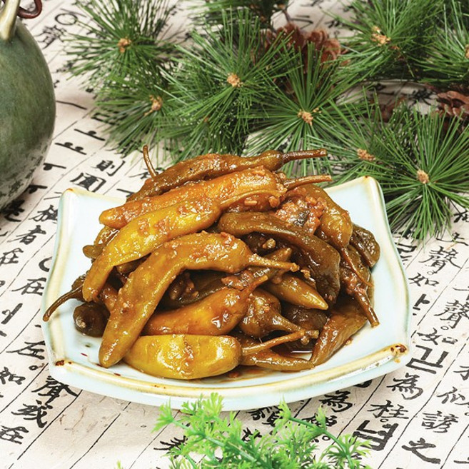 순창고전 된장 고추장아찌 /맛있는 양념절임 밥도둑 간단밑반찬, 2개, 500g