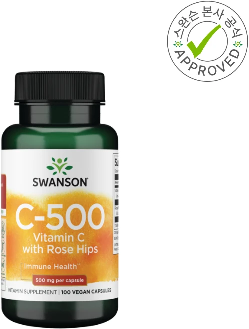 스완슨 C-500 500mg 100캡슐 1개, 100정 - 쿠팡