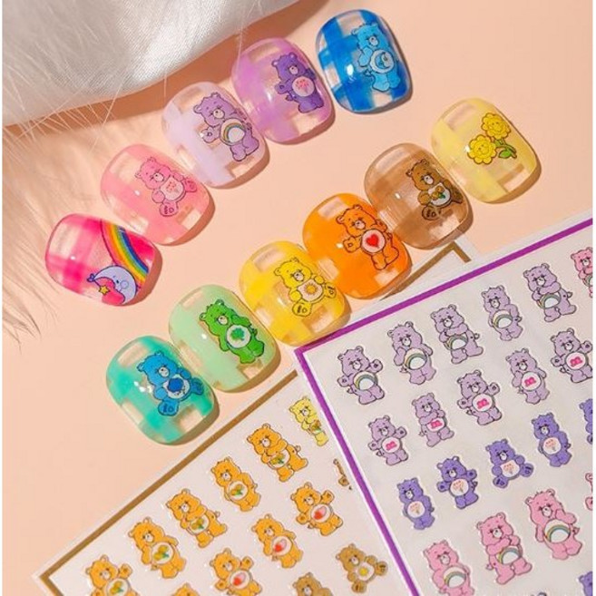 귀여운곰돌이 케어베어스티커 3종세트, 1개