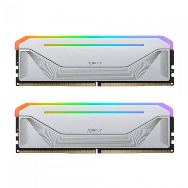 Apacer DDR5-6000 CL38 NOX RGB SILVER 패키지 (64GB(32Gx2))