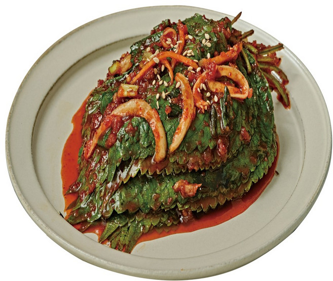 여수 나래식품 저염 깻잎김치 500g 국내산 생깻잎 무침, 1개