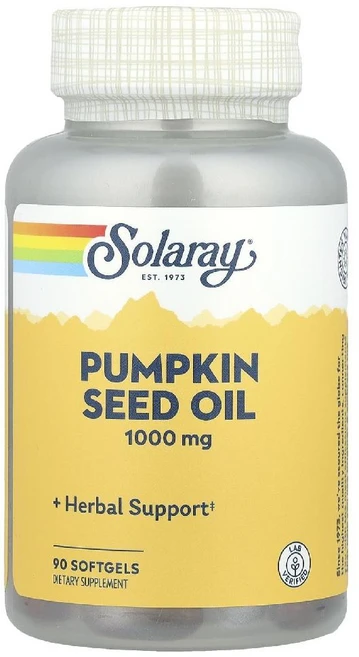 솔라레이 호박씨 오일 1000mg 소프트젤 90정, 1개 - 쿠팡