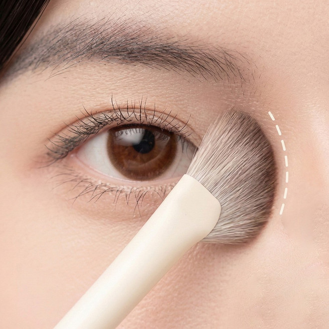 일호장신구 얼굴 축소 콧대 쉐딩 브러쉬 컨투어 노즈 섀이딩 메이크업, 1개, 아이보리