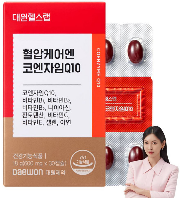 대원헬스랩 혈압케어엔 코엔자임Q10, 30정, 1개