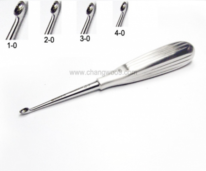 KASCO) 외과큐렛 (Volkmann Curette) 14-047-2 / 16cm #2-0, 1개