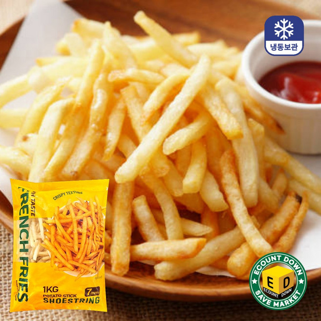 슈스트링 감자튀김 막대감자, 1개, 2kg