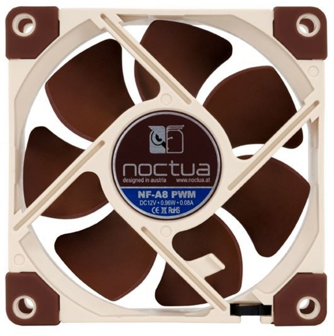 녹투아 시스템쿨러 NF-A8 PWM, 1개, 선택없음