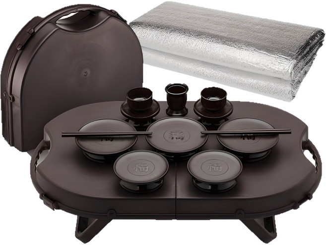 남원목기 공예사 휴대용 제기세트 14p, 1세트