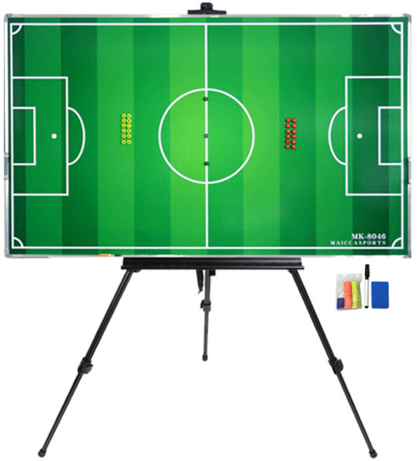 윤이즈 축구작전판 100cm X 70cm / 일반거치대 대형거치대 휴대용 풋살 축구판 전술판 지휘판, 02_윤이즈 100*70 작전판+일반거치대, 1개