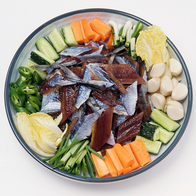 [억수로상회] 구룡포 덕장 과메기 야채세트, 1개, 5미+야채세트