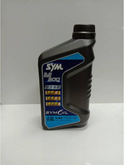 SYM 三陽 M300 四行程機油 15W-40 0.8L JASO MA2 API SL, 1個