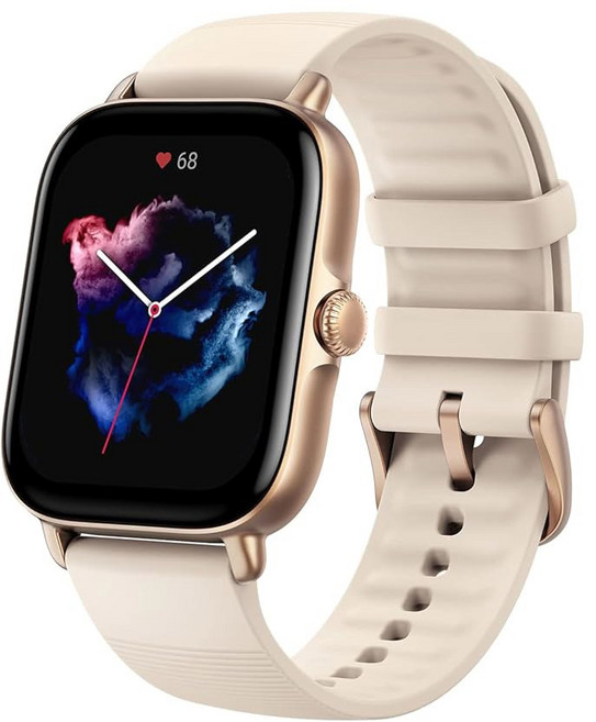AMAZFIT GTS 여성용 워치 아이보리 화이트 스마트, GTS 3, 보리 화이트