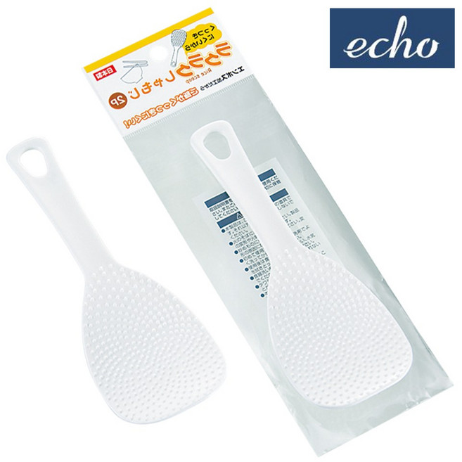 일본 에코 밥알이 붙지 않는 논스틱 라쿠라쿠 밥주걱 (1세트 2개) (0421-157), 1세트, 본상품