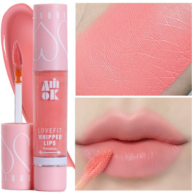 아미옥 러브핏 휘핑 립스 틴트, [NEW]M129뉴트럴살몬, 1개