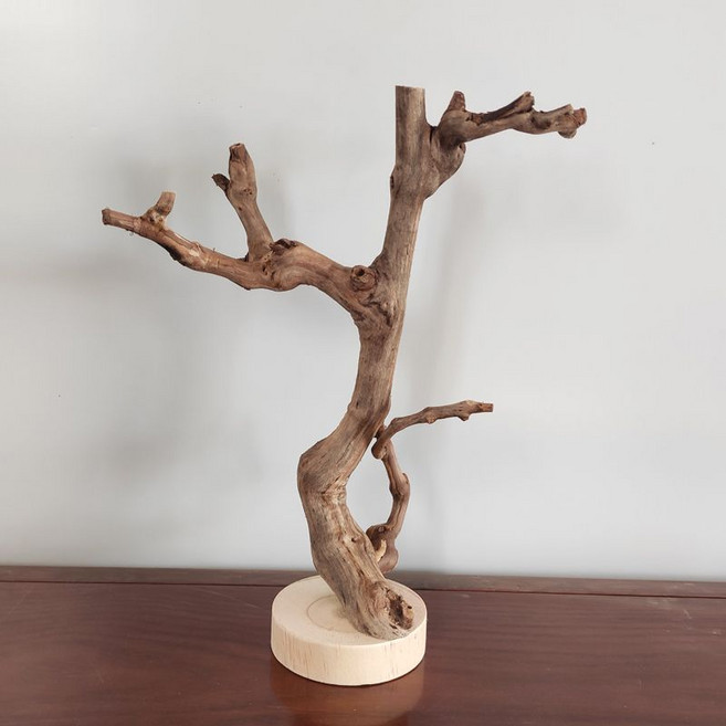 앵무새 놀이터 나무 브래킷 스탠드 횟대 사다리 조류 30cm 높이 1개, 30cm 높이 × 1개