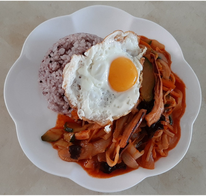 수제 직화 중화 볶음밥 덮밥 캠핑 밀키트 중화비빔밥 소스 3인분, 3개, 400g