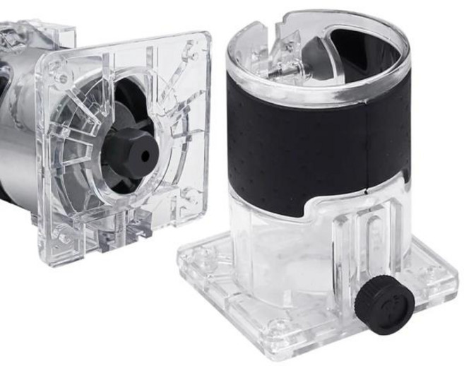 트리머가이드 라우터 베이스-밸런스 보드용 전기 핸드 트리머 베이스 목공 엣지 커터 기계 전동 공구 액세서리, 1개