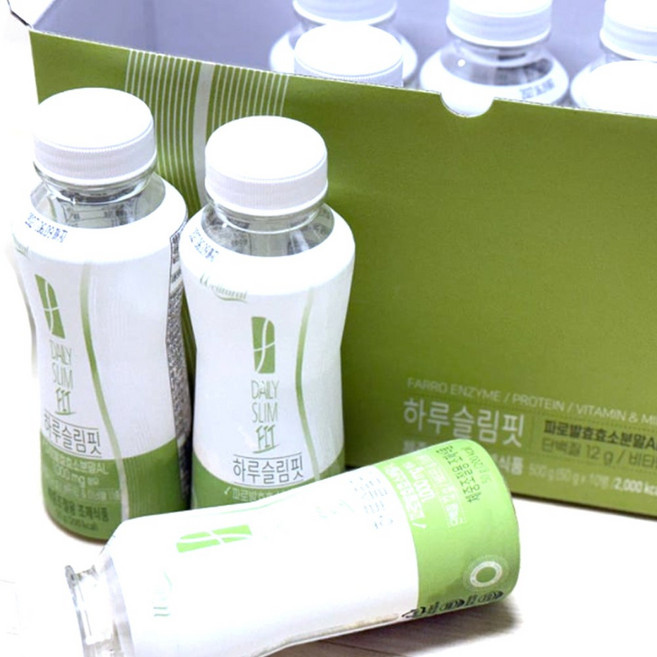 최유라쇼 하루슬림핏 식사대용 체중조절 통곡물 파로효소 단백질 쉐이크, 1박스, 500g