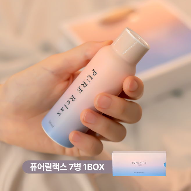 퓨어릴랙스 잠들기 전에 마시는 무드나잇 음료 50ml 7개