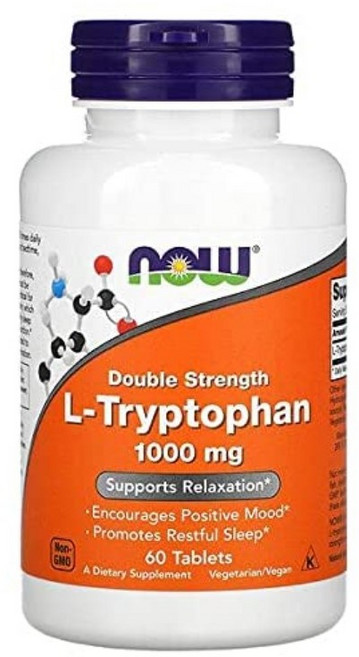 Ltryptophan 나우푸드 1000mg 세로토닌 L 트립토판 60/120정, 1개, 60정