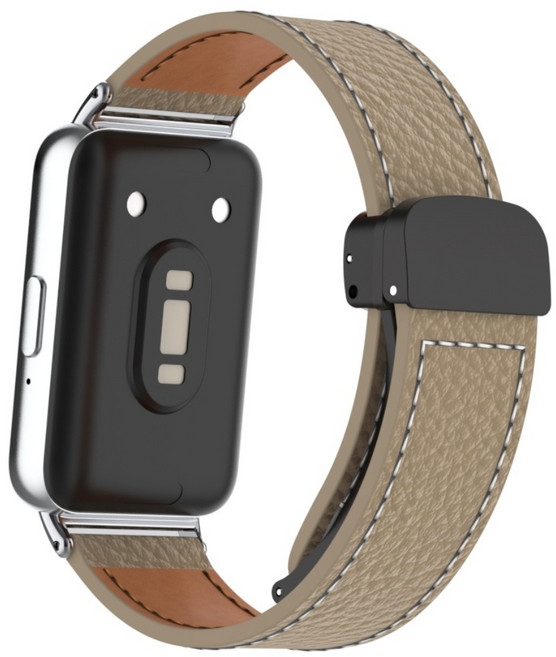 TAOMI 갤럭시 핏3 호환 가죽 D버클 스트랩, 에토프