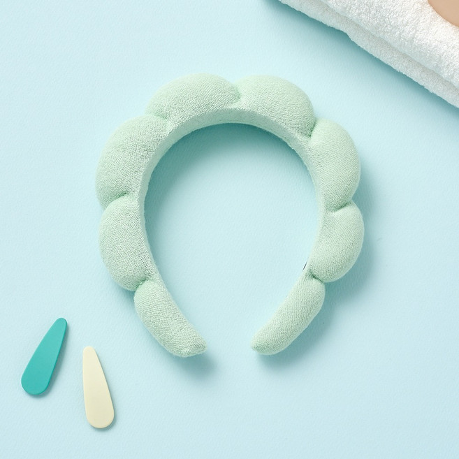 [모던하우스 본사직영] 세안 헤어밴드 그린, 1개