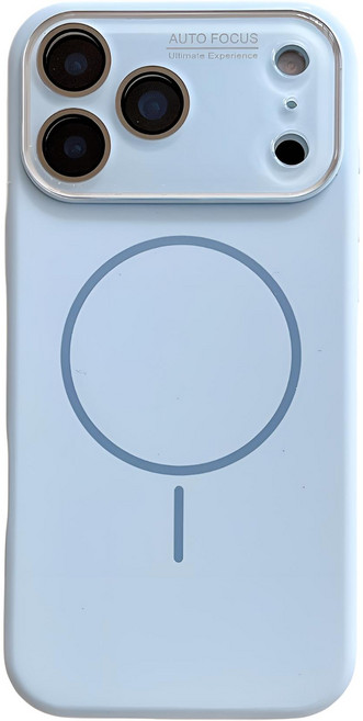 아이폰 호환 리퀴드 실리콘 단색 보호 케이스 카메라 보호필름 내장 방진 방탄 지문 방지 마그세이프 무선충전 지원 AI 버튼 탑재