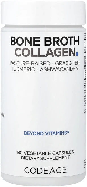 몸관리하세요 겨울입니다 Codeage 뼈 육수 콜라겐 베지 캡슐 180정 특별관리진행, 1개 - 쿠팡