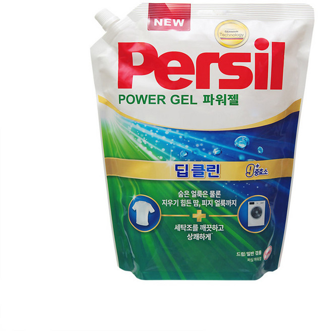 퍼실 딥클린 파워젤 일반용 액상세제 리필, 2L, 1개