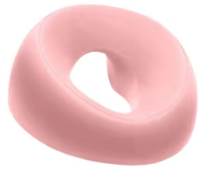 얼굴 아래 인체공학 폼 마사지 편안한 메모리 홈 베개 머리 휴식 받침 바디필로우, Pink