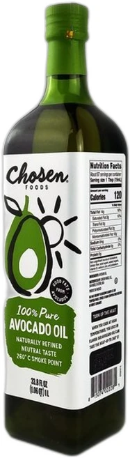 코스트코 순수 아보카도 100% CHOSEN FOODS 아보카도오일, 1개, 1L - 쿠팡