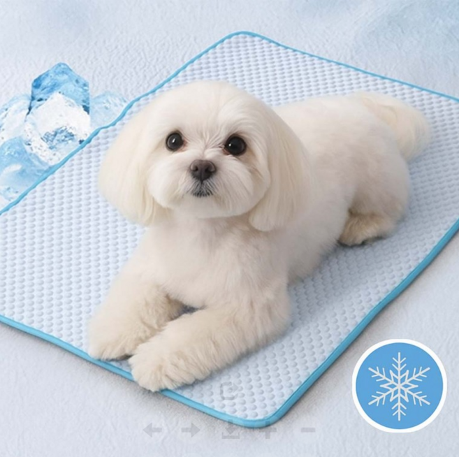 3D매쉬 강아지 쿨매트 방석 얇은 쿨매트방석 1개, 그레이