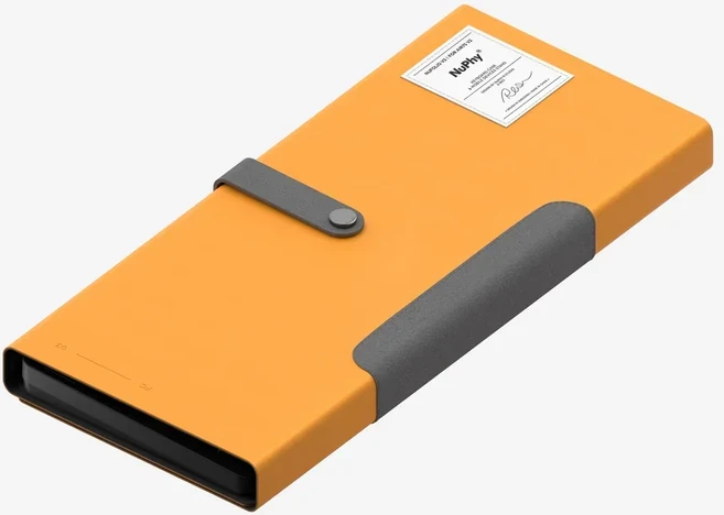 Nuphy NuFolio V3 Suit Air V2 시리즈 전용 가죽 케이스-Air75 V2/Air60 노란색 액세서리, 02 For Air96 v2, 01 NostaLG 호환ic Tan