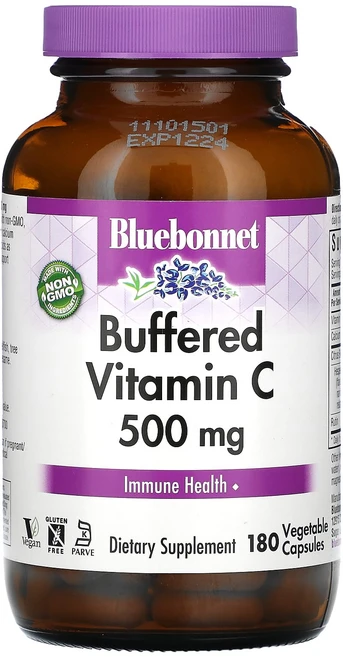 블루본넷뉴트리션 완충형 비타민C 500mg 베지캡슐 180정, 5개 - 쿠팡