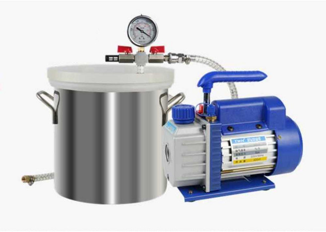 진공 탈포기 레진 소형 기포 제거 고성능 실리콘 수동, 1개