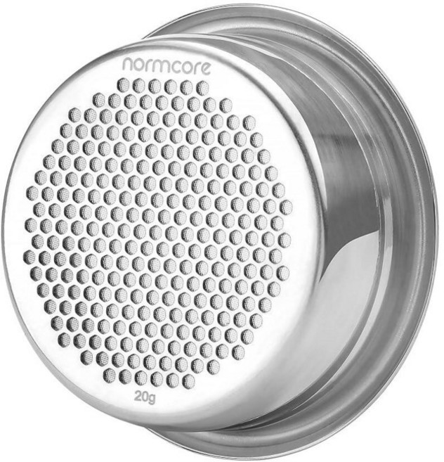 Normcore 58mm 포타필터 바스켓 커피 필터 이중 레이어 304 스테인리스 스틸 0.8mm 두께 58.5mm 퍽 스크린 포함 20g, 58mm 20g
