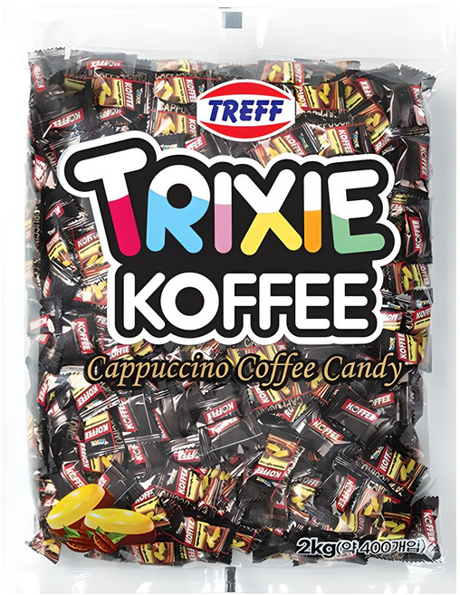 TRIXIE 카푸치노 커피 캔디, 2kg, 1개