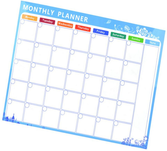 헤이영 자석식 월간 계획표 화이트보드 미니보드