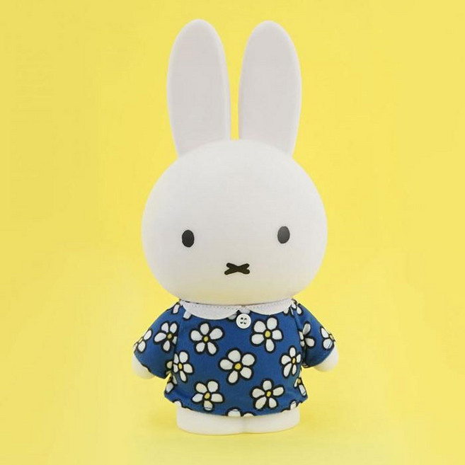 잇사이 - [일본] 미피 저금통 L (꽃무늬 원피스), 혼합색상, 1개